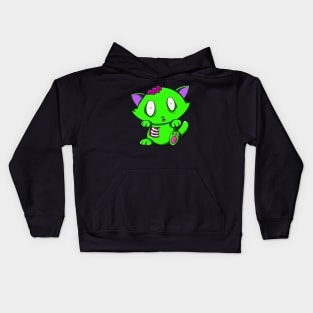 Zombie kitty Kids Hoodie